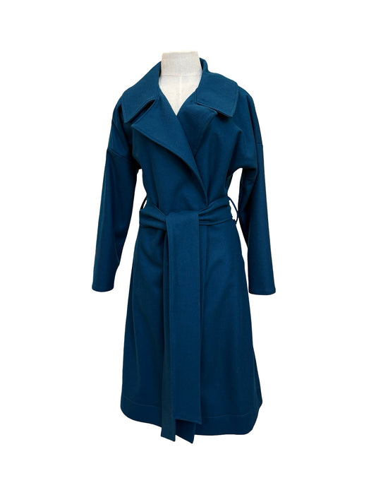 Wool Blend "Niki" Coat - Marine