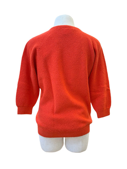 "Penny" Textured Jumper - Mandarin