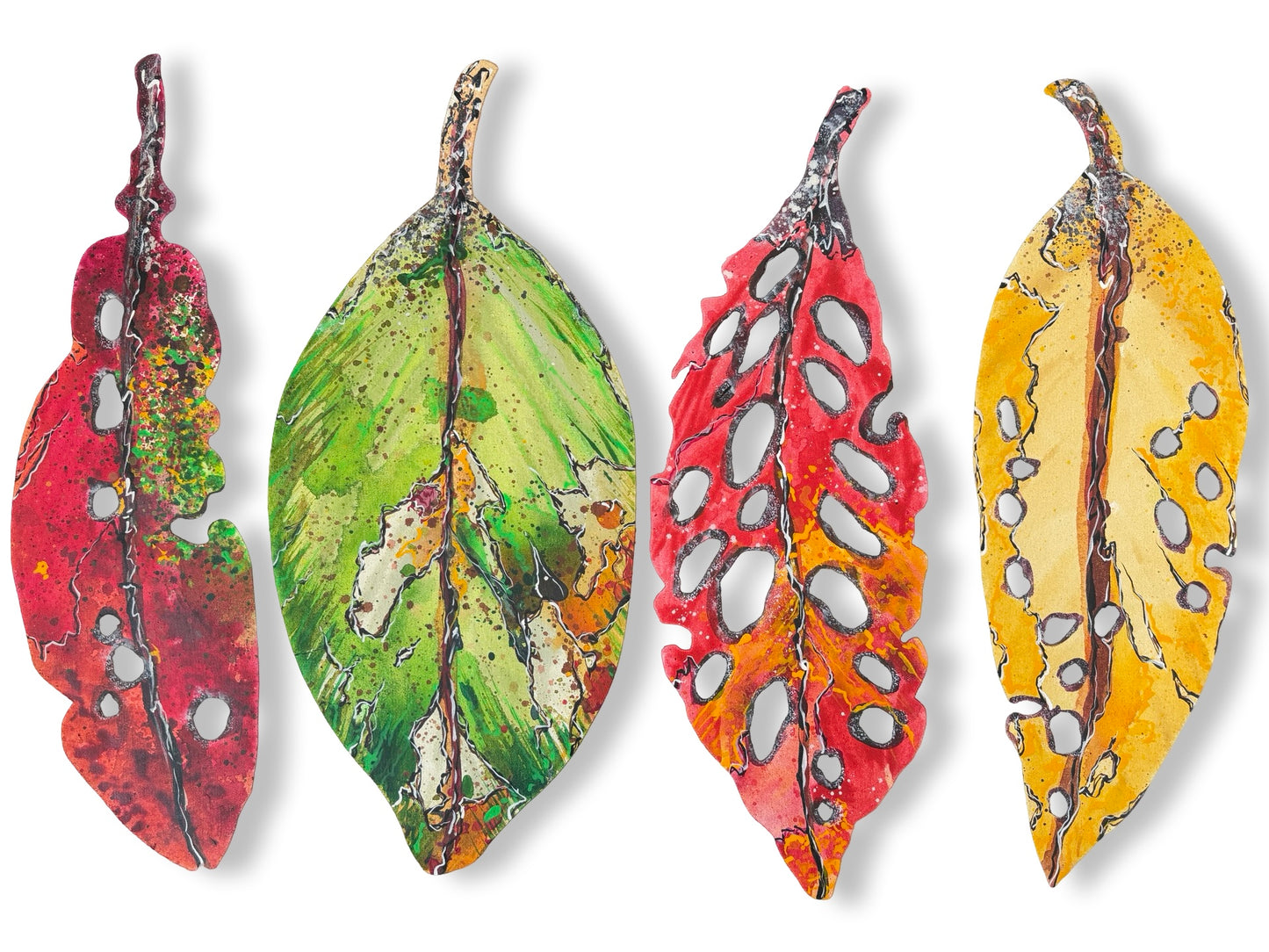 Medium Pohutukawa Leaf (25226)