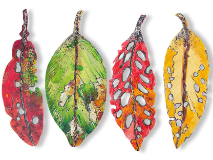 Medium Pohutukawa Leaf (25226)