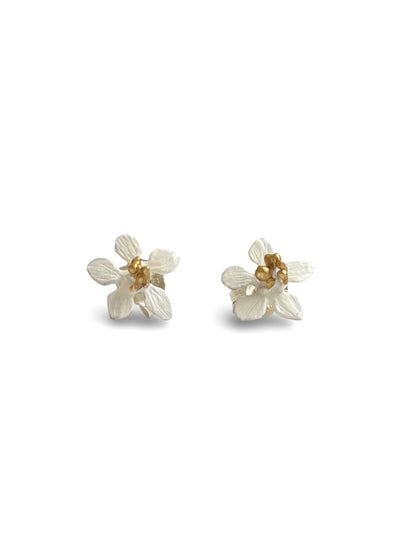 Neroli Blossom Studs - hand painted by Lily Griffin - INC exclusive