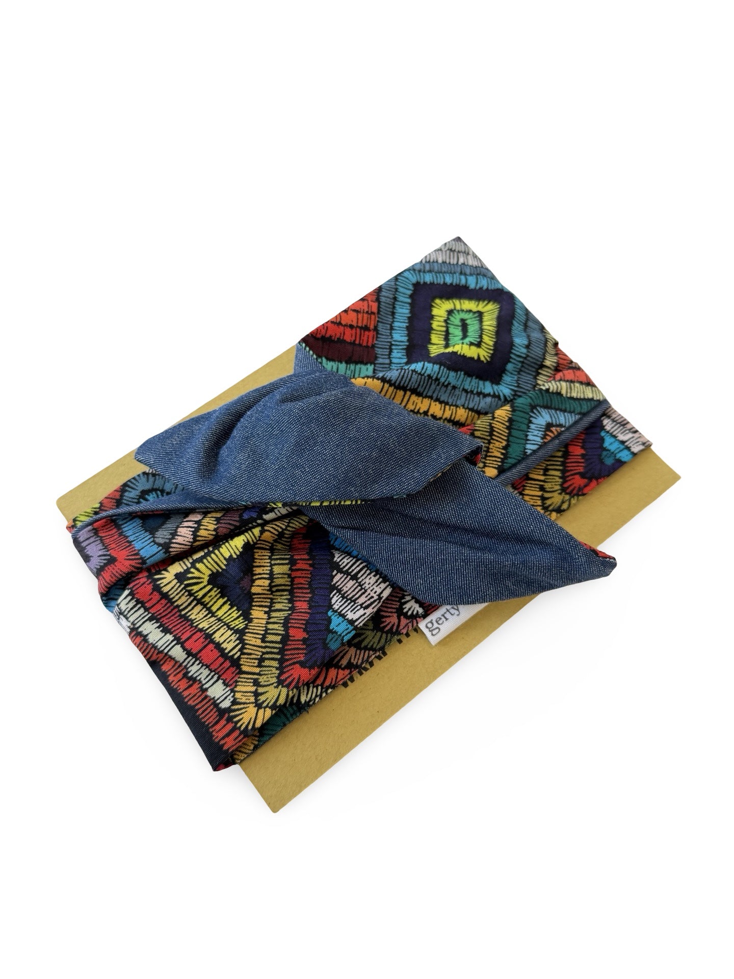 Girlband - Rainbow Stitch / Denim