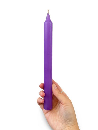 Lilac Coloured Candle - 240mm