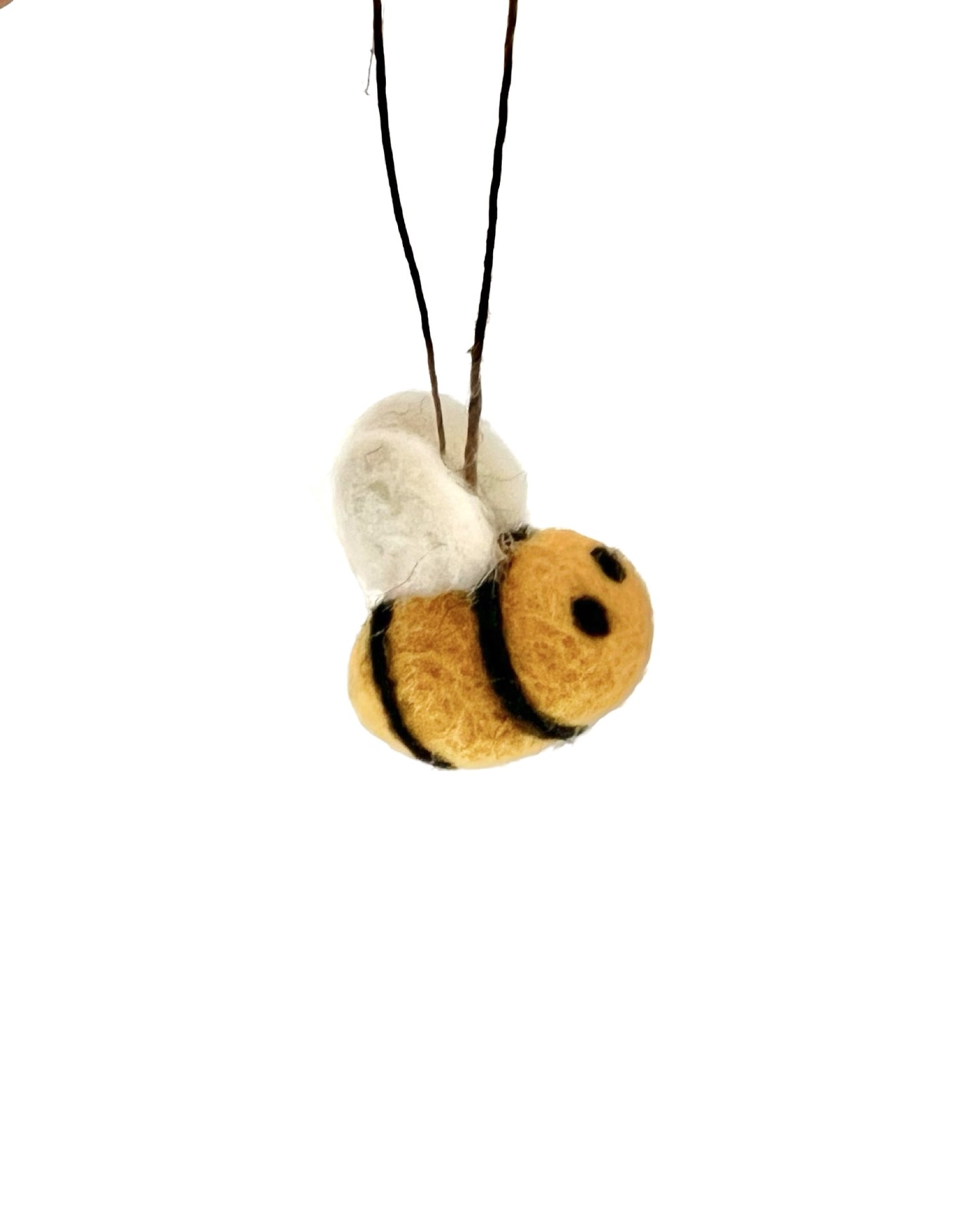 Little Bee Felted Wool hanging  Ornament