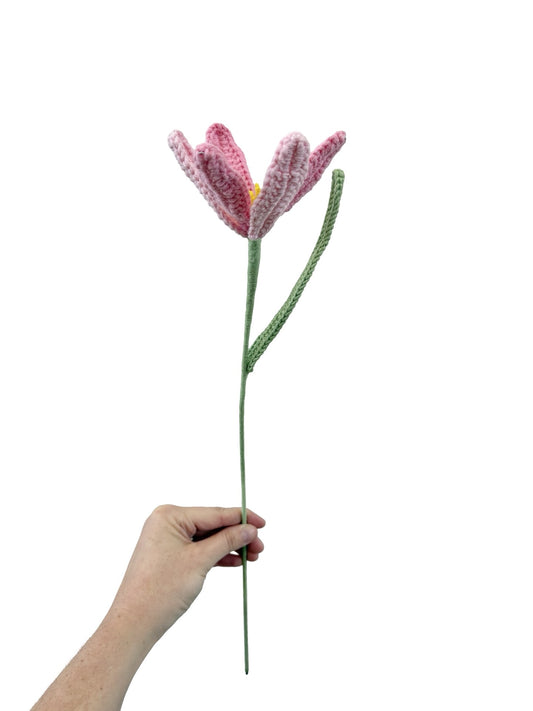 Crochet Rain Lily - Pink