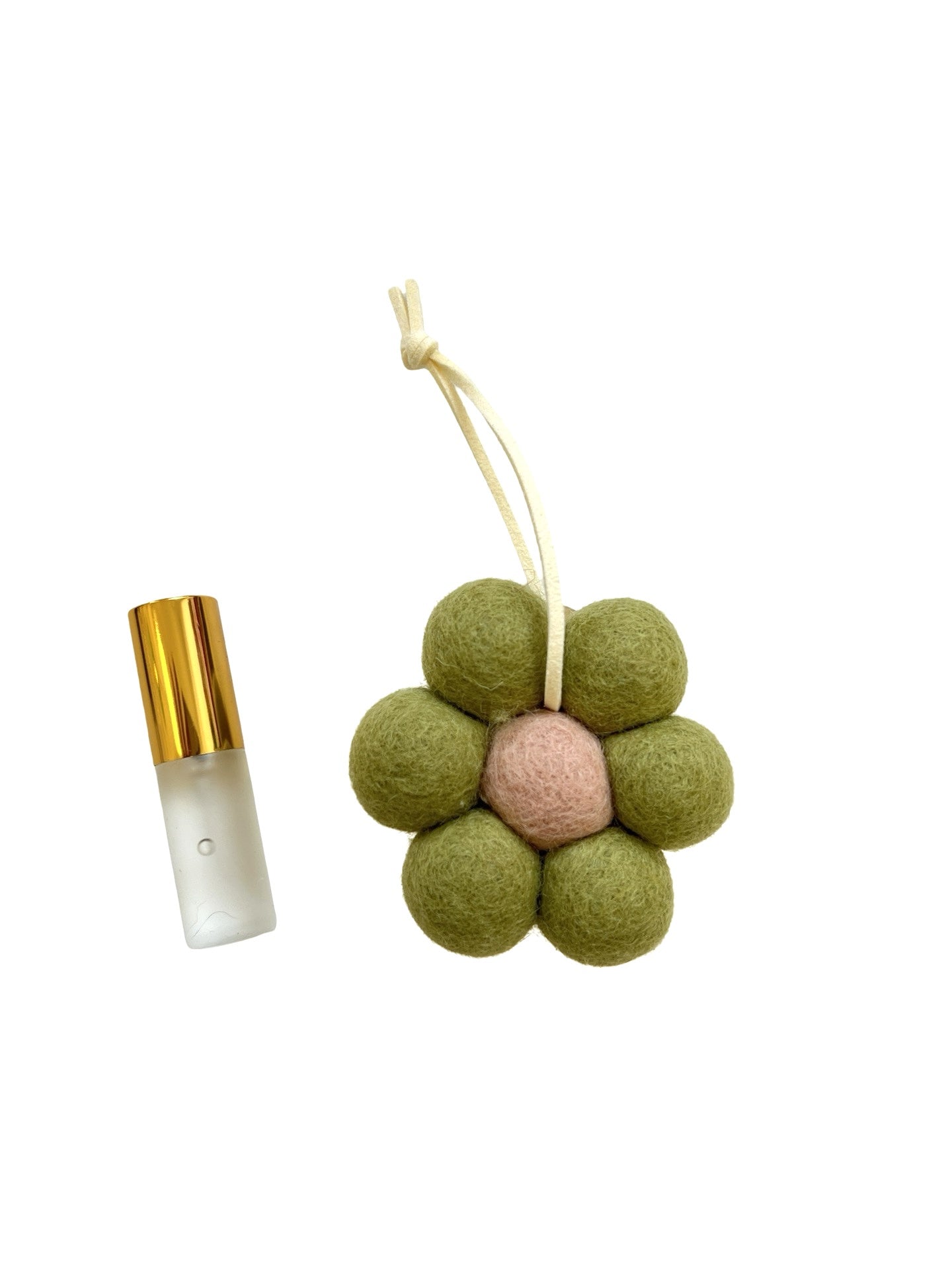 Hanging Daisy Air Freshener - Sage Green with Lavender Scent