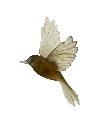 Fernbird / Mātātā - Bronze - Glass artwork by Luke Jacomb