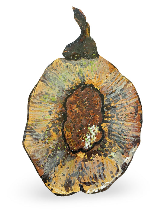 Slippery Elm Seed Pod Canvas Artwork - "Healing" (25105)