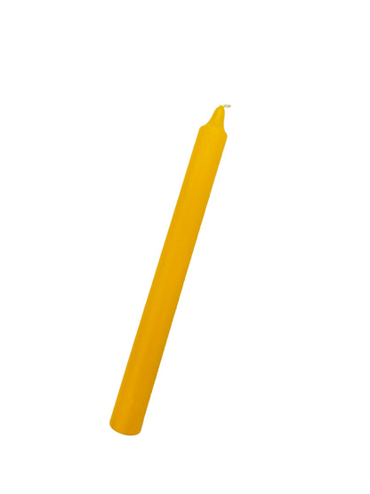 Yellow Coloured Candle - 240mm