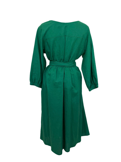 Long Sleeve Mollie Dress - Emerald Blend