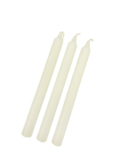 Cream Coloured Candle - 240mm