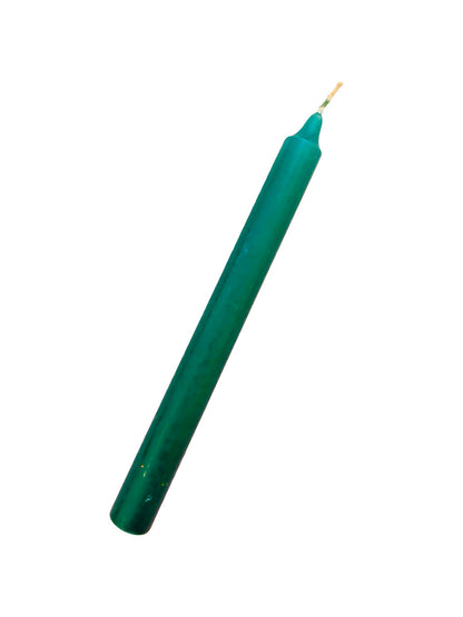 Turquoise Coloured Candle - 240mm