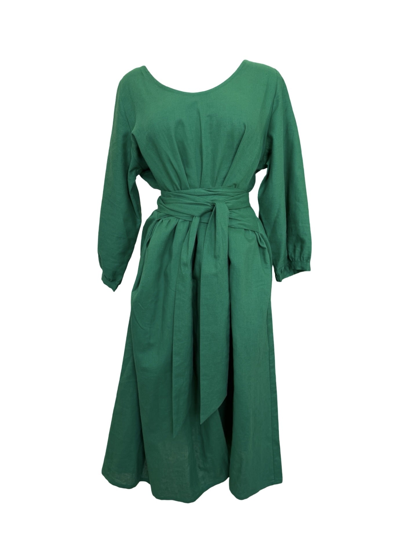 Long Sleeve Mollie Dress - Emerald Blend