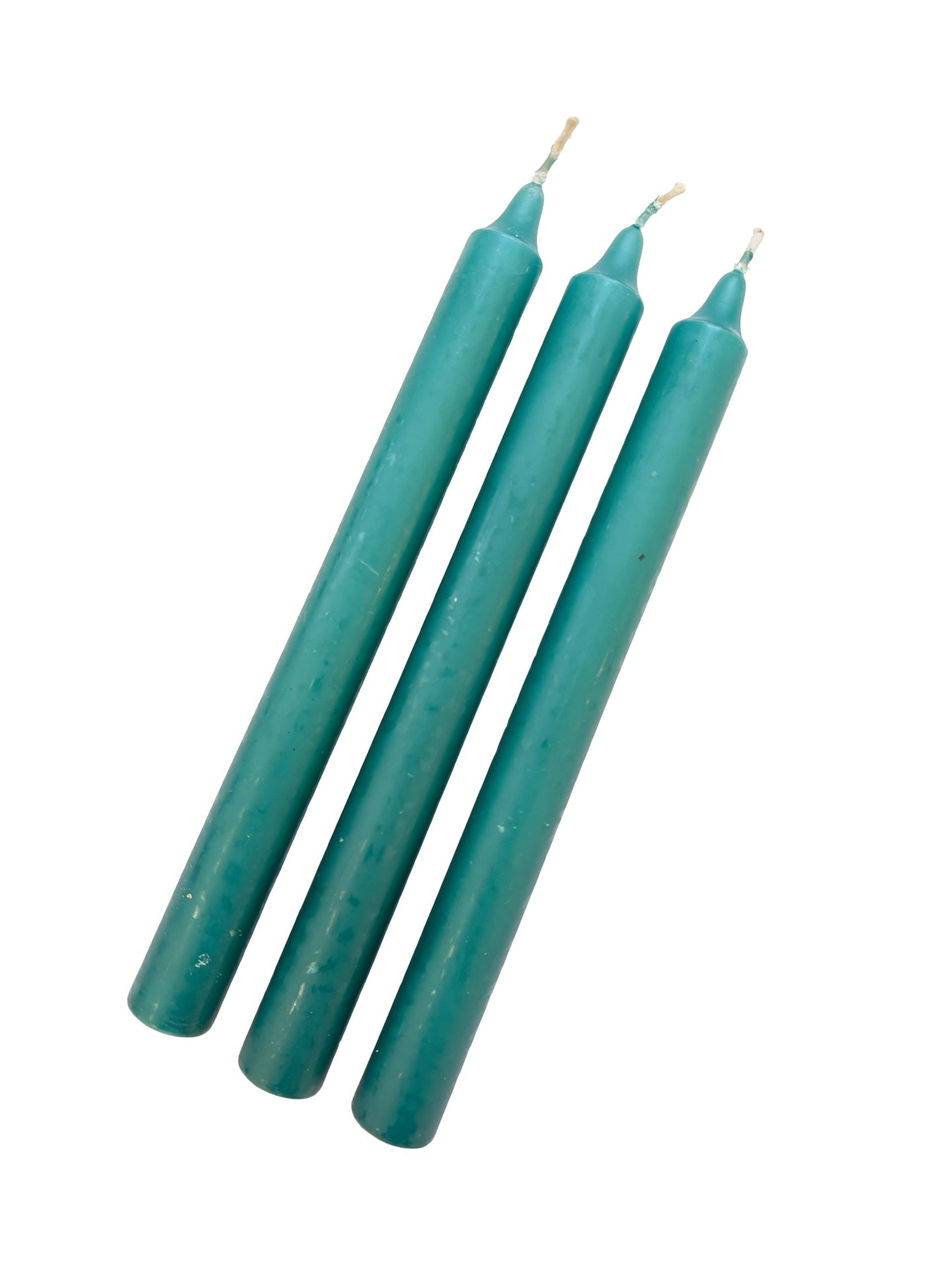 Turquoise Coloured Candle - 240mm