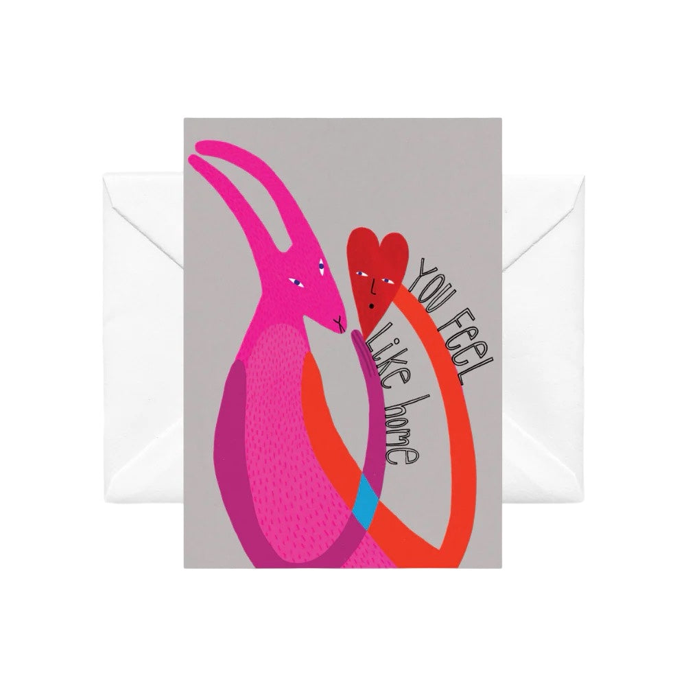 "You Feel Like Home" - Illustrated Card by Studio Soph