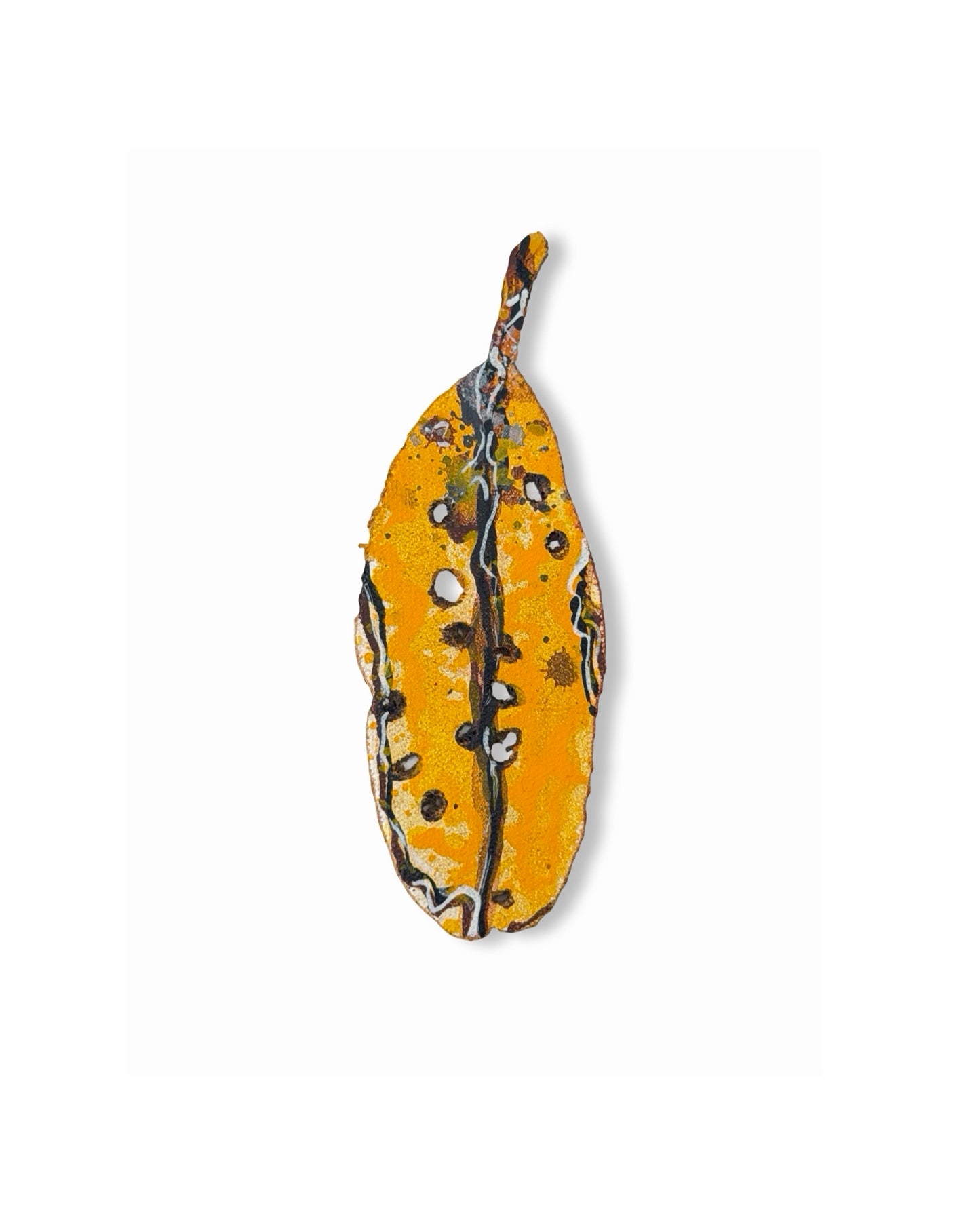 Tiny Pohutukawa Leaf (25194)
