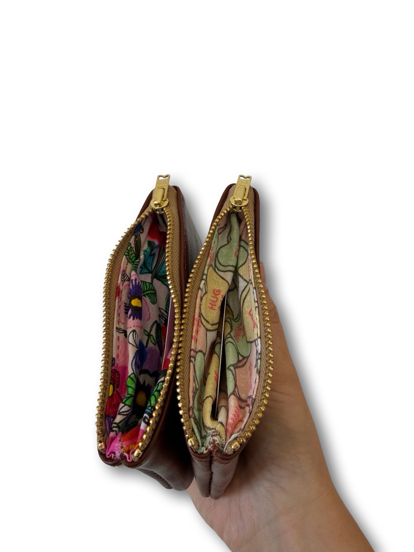 Leather Coin Purse - 12cm - Chestnut Brown