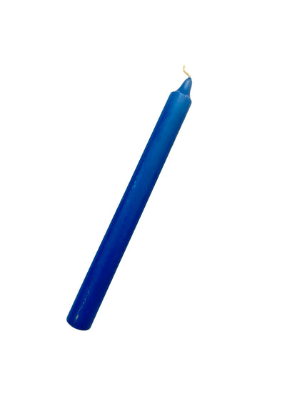 Lake Blue Coloured Candle - 240mm