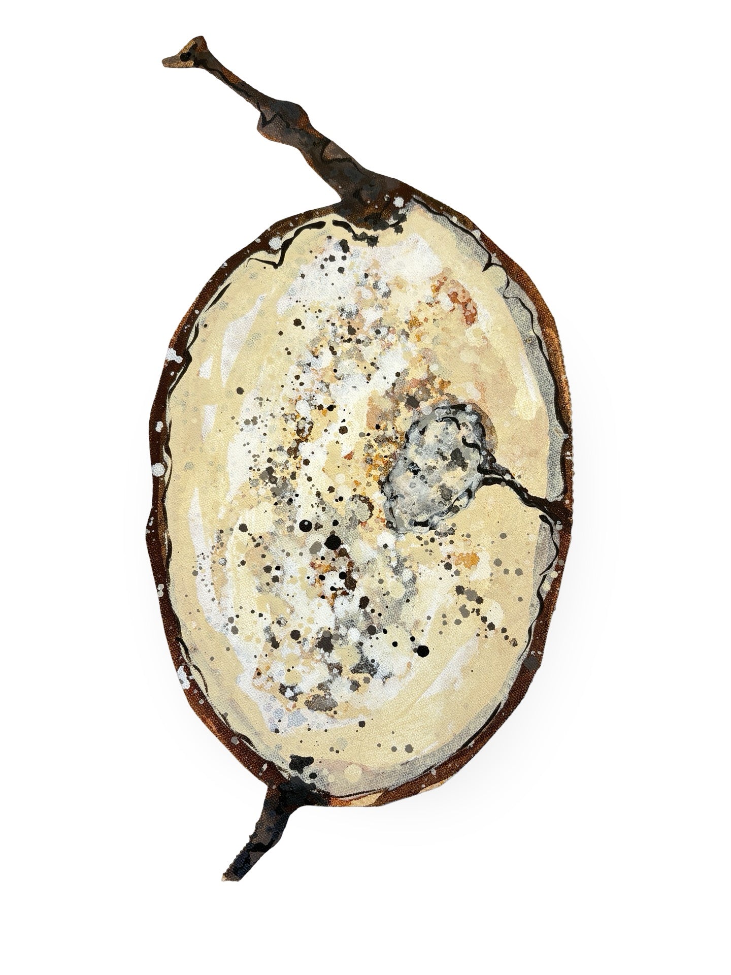Small Honesty Seed Pod Canvas Artwork  - "Honesty" (25082)
