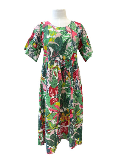 "Amelia" Dress - Jungle Print