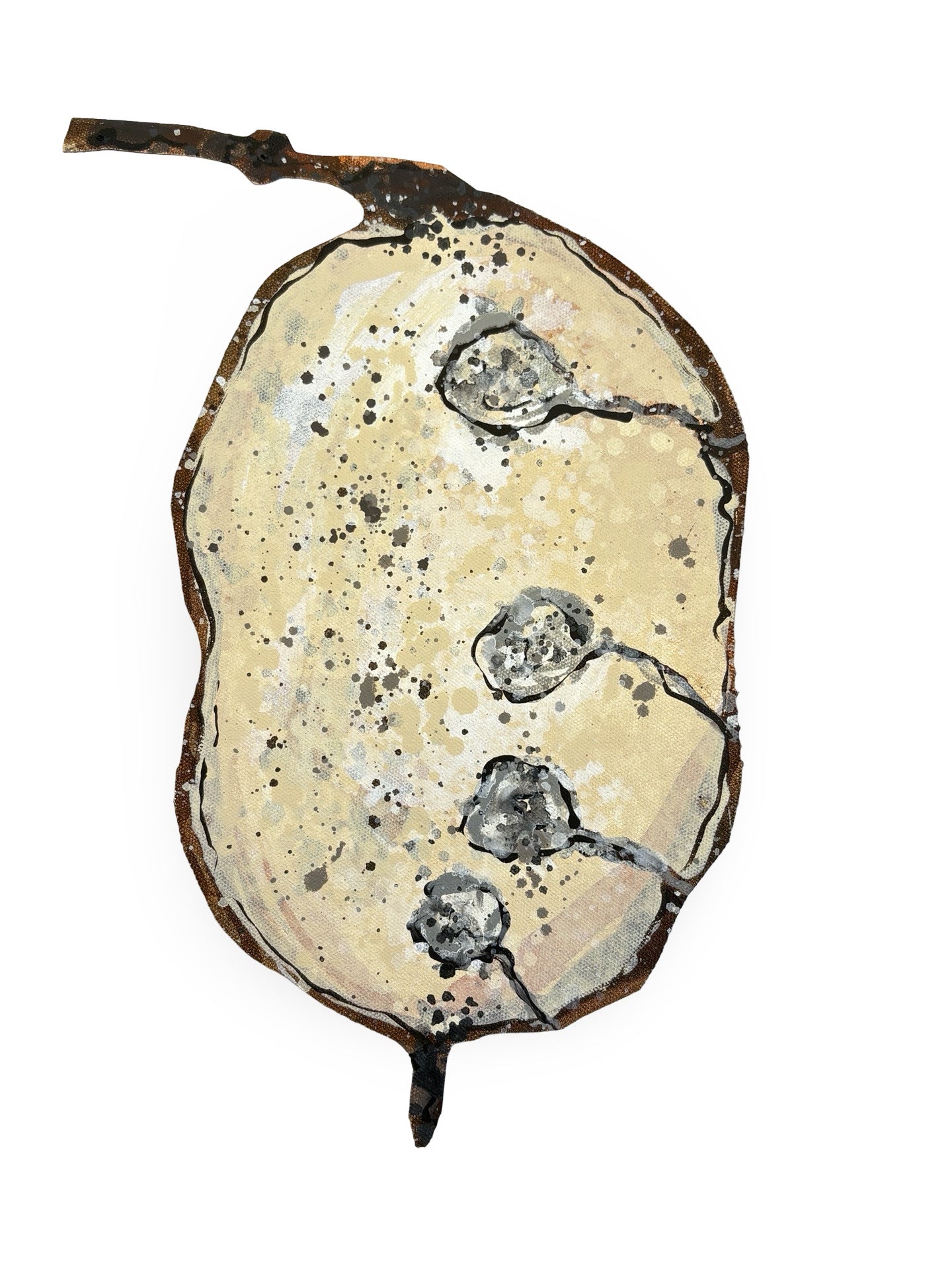 Small Honesty Seed Pod Canvas Artwork  - "Honesty" (25083)