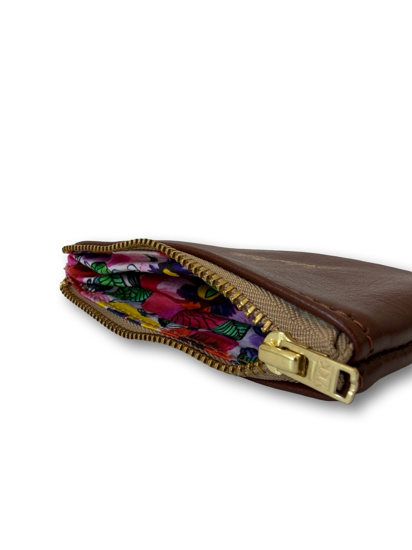 Leather Coin Purse - 12cm - Chestnut Brown