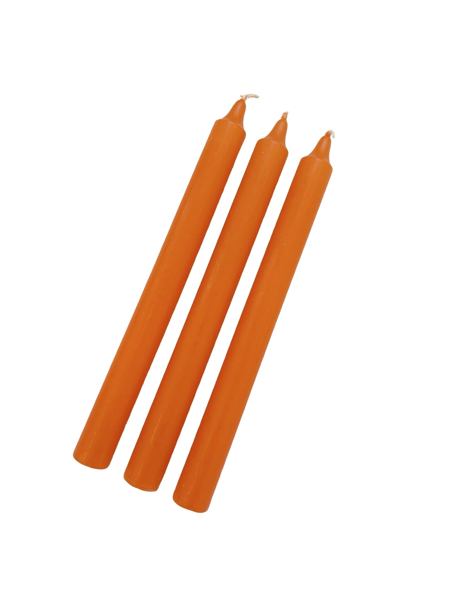 Orange Coloured Candle - 240mm