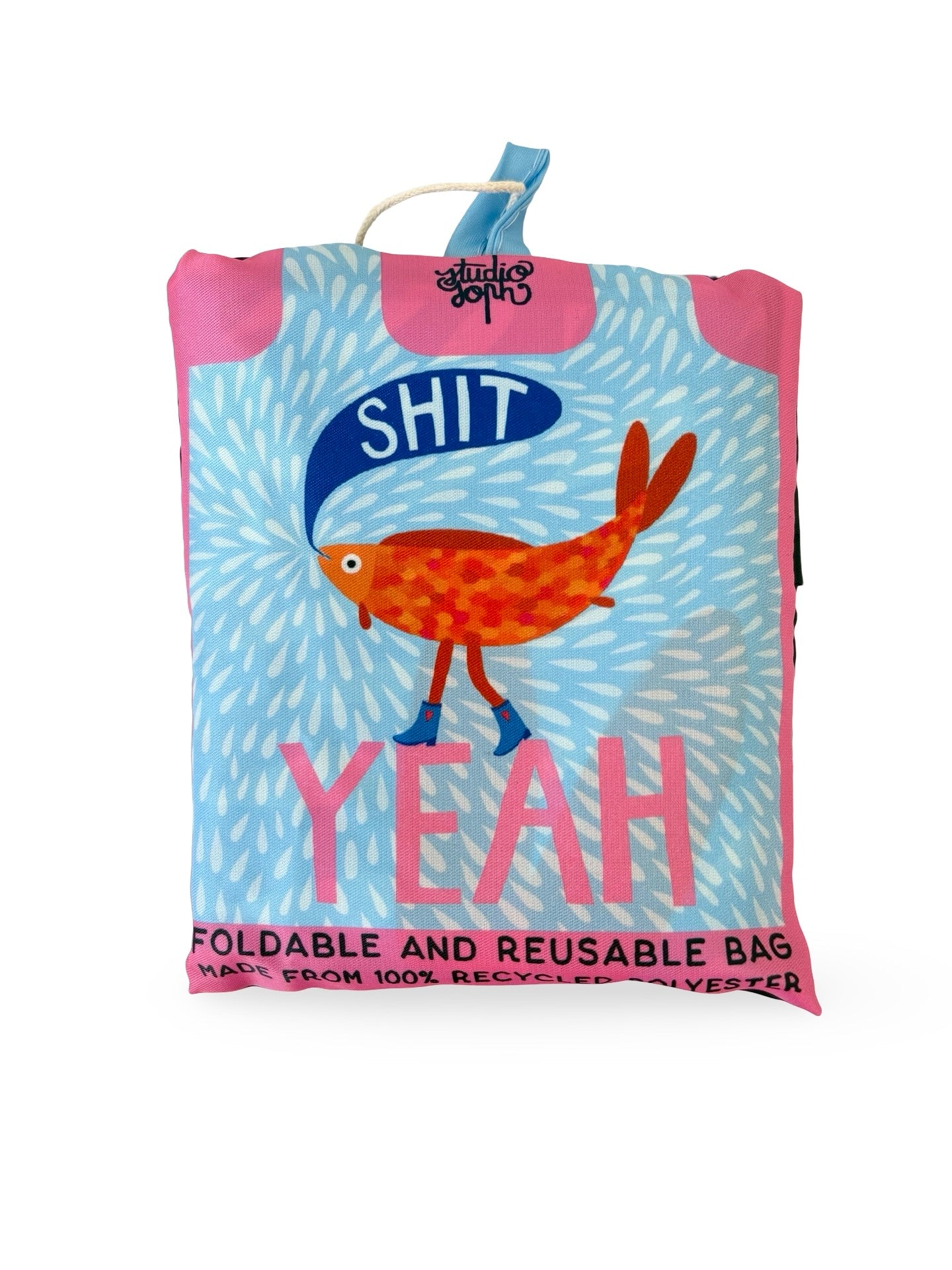 Foldable tote Bag by Studio Soph: "Shit Yeah"