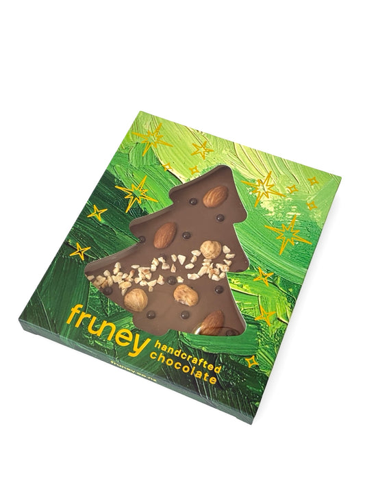 Milk Chocolate & Nuts Christmas Tree - 80g