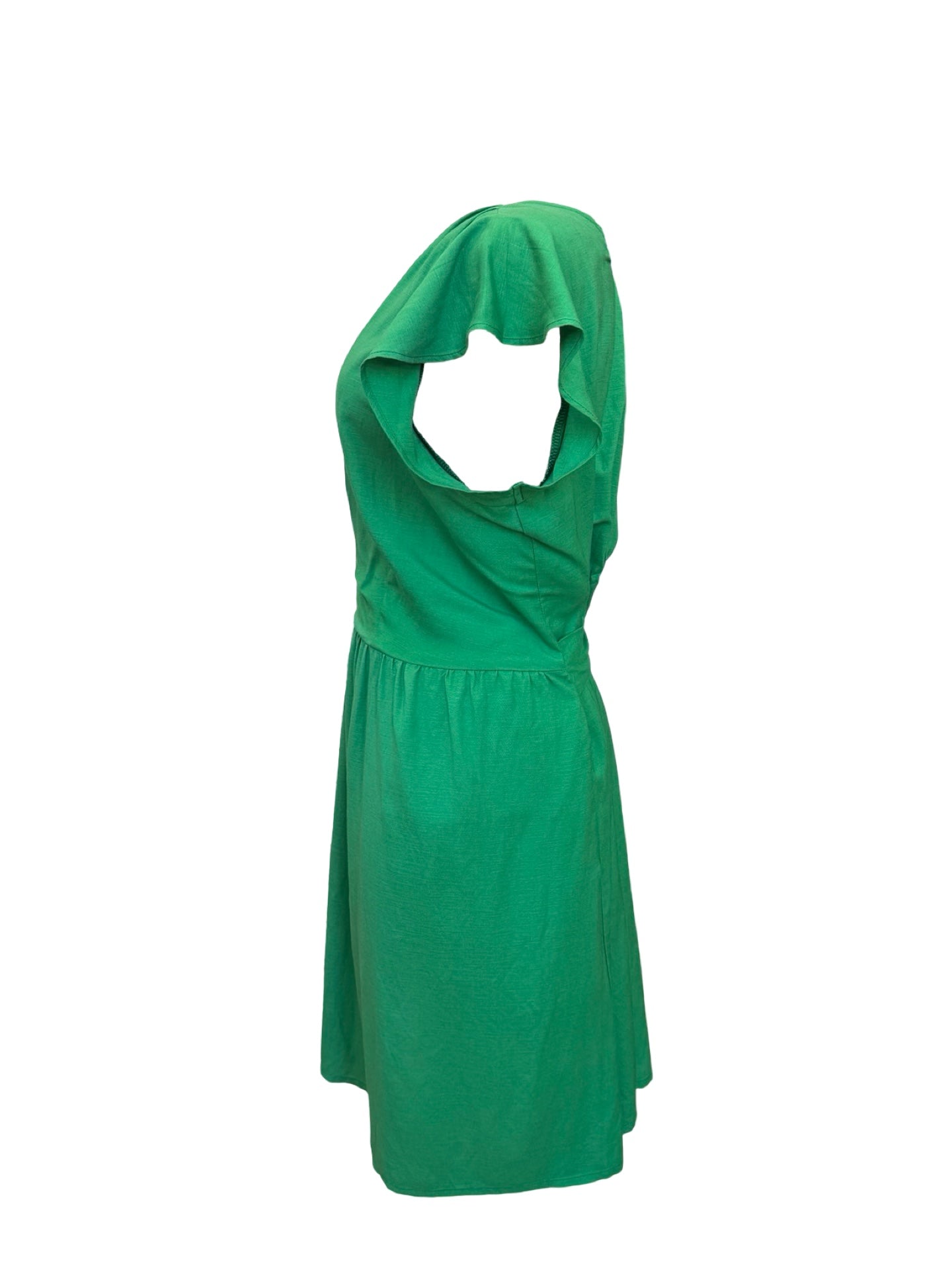 "Kelsey" Mini Dress - Grass Green Blend