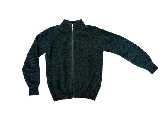 Possum Merino Men's Patch Jacket - Tasman Marl