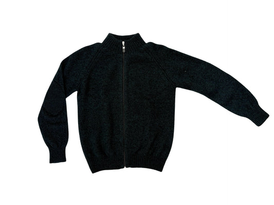 Possum Merino Men's Patch Jacket - Tasman Marl