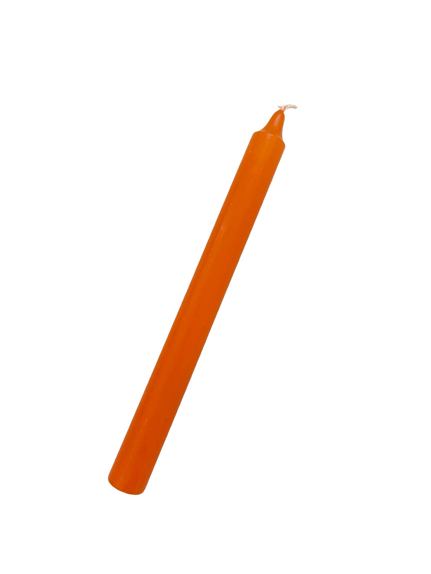 Orange Coloured Candle - 240mm