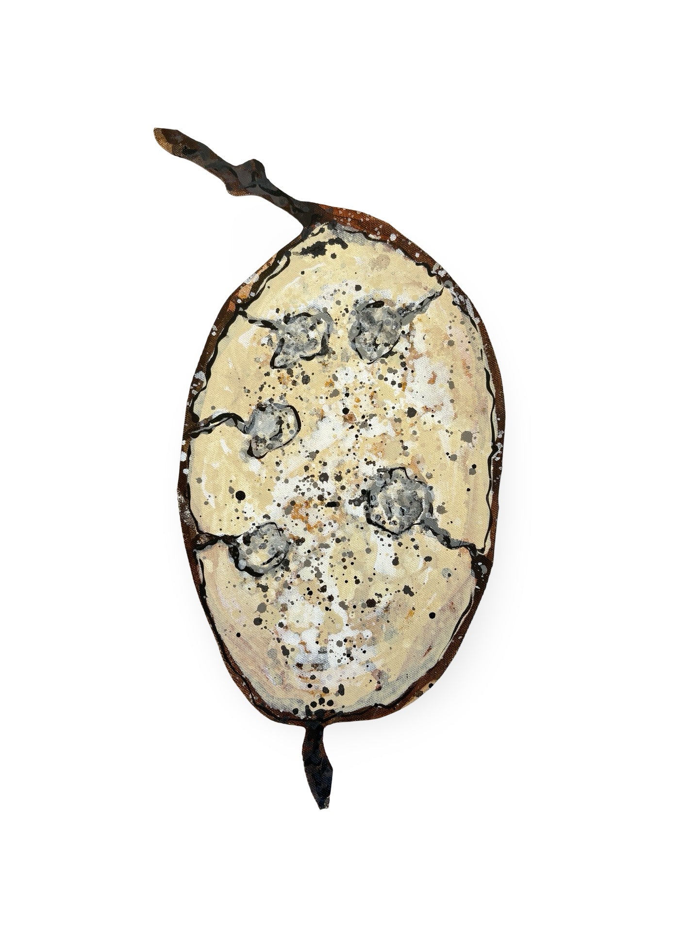 Small Honesty Seed Pod Canvas Artwork  - "Honesty" (25084)