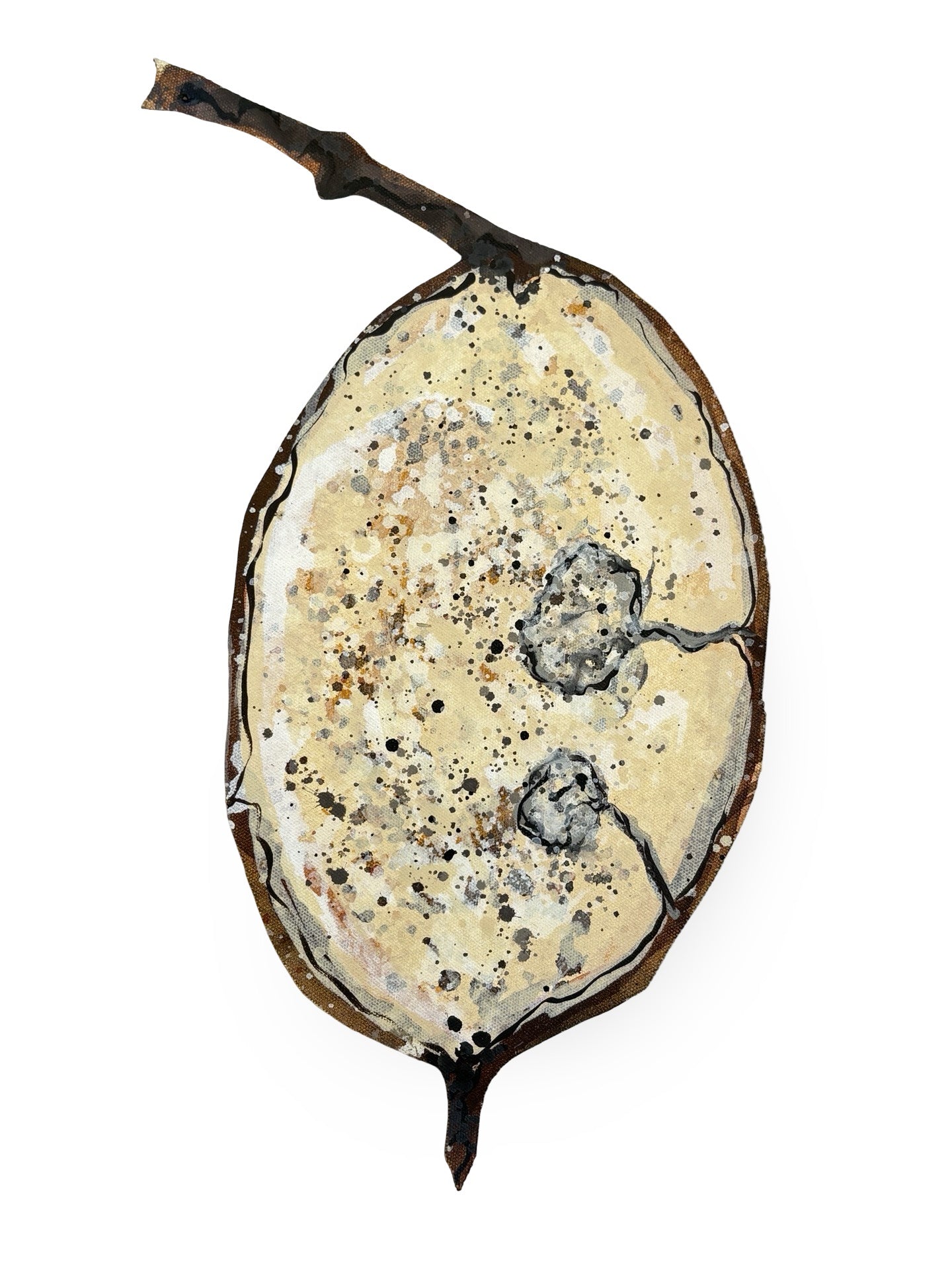Small Honesty Seed Pod Canvas Artwork  - "Honesty" (25085)