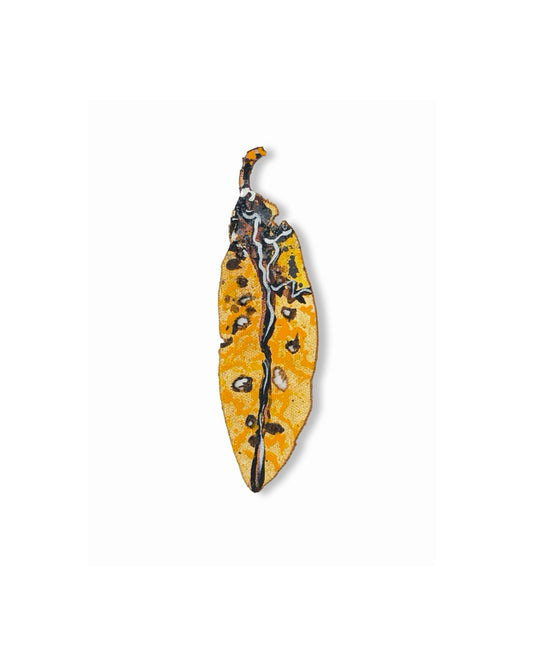 Tiny Pohutukawa Leaf (25199)
