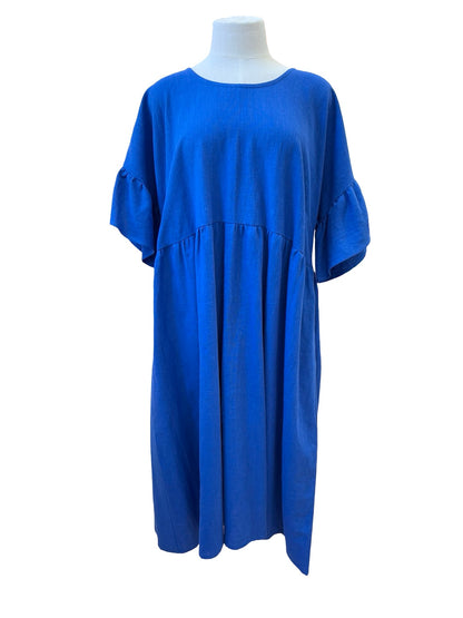 "Amelia" Dress - Cobalt