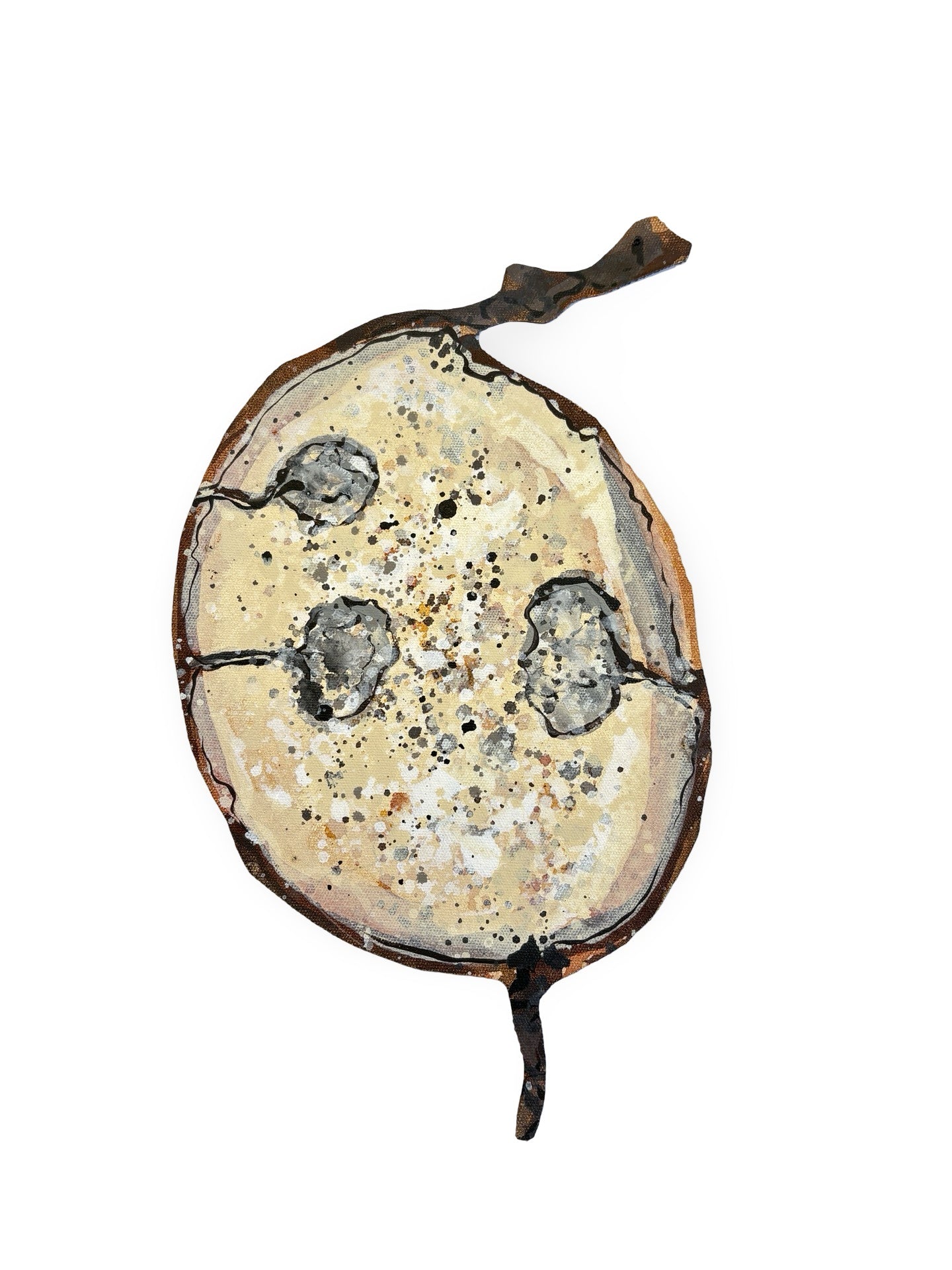 Small Honesty Seed Pod Canvas Artwork  - "Honesty" (25086)