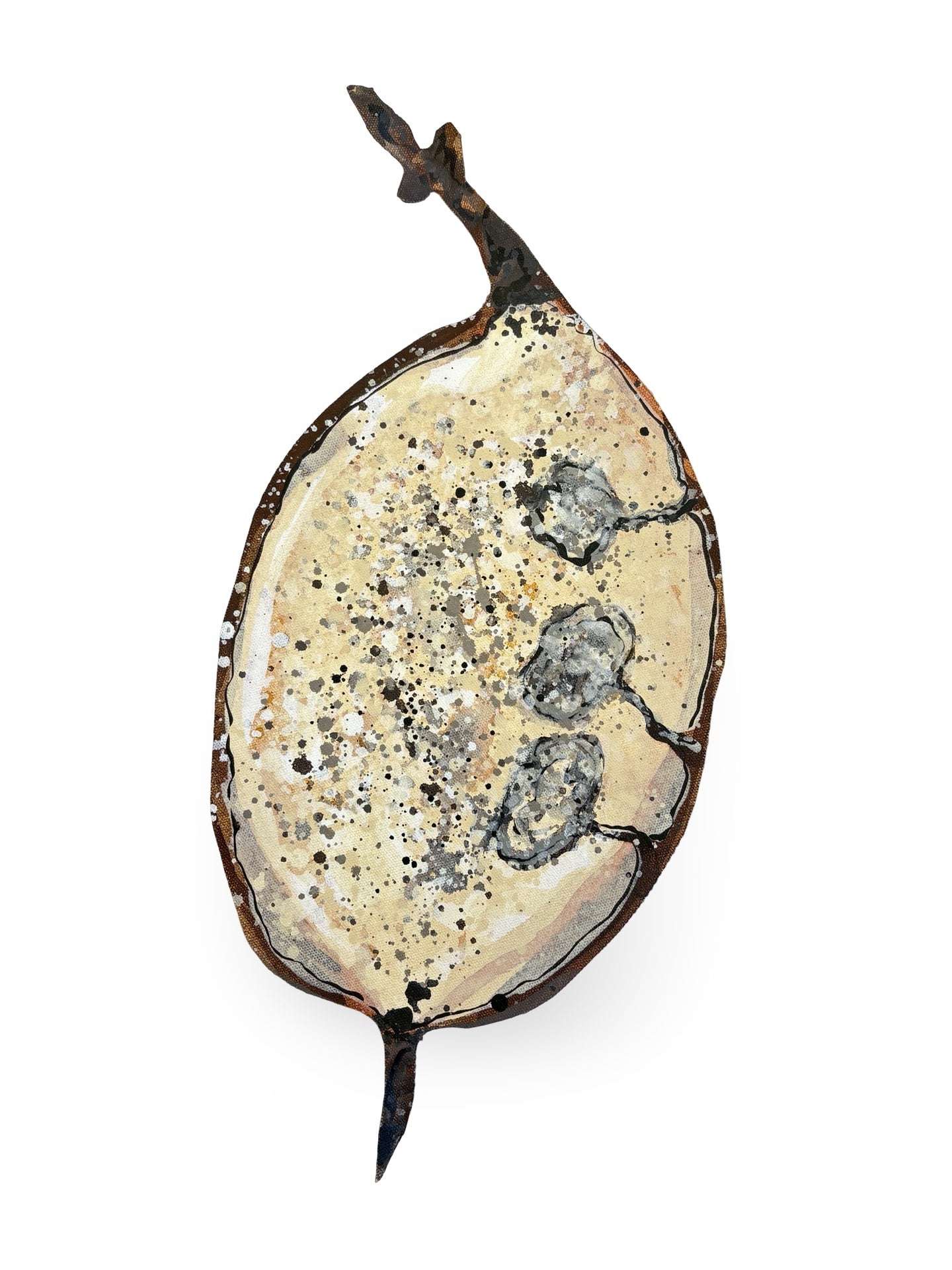 Small Honesty Seed Pod Canvas Artwork  - "Honesty" (25087)