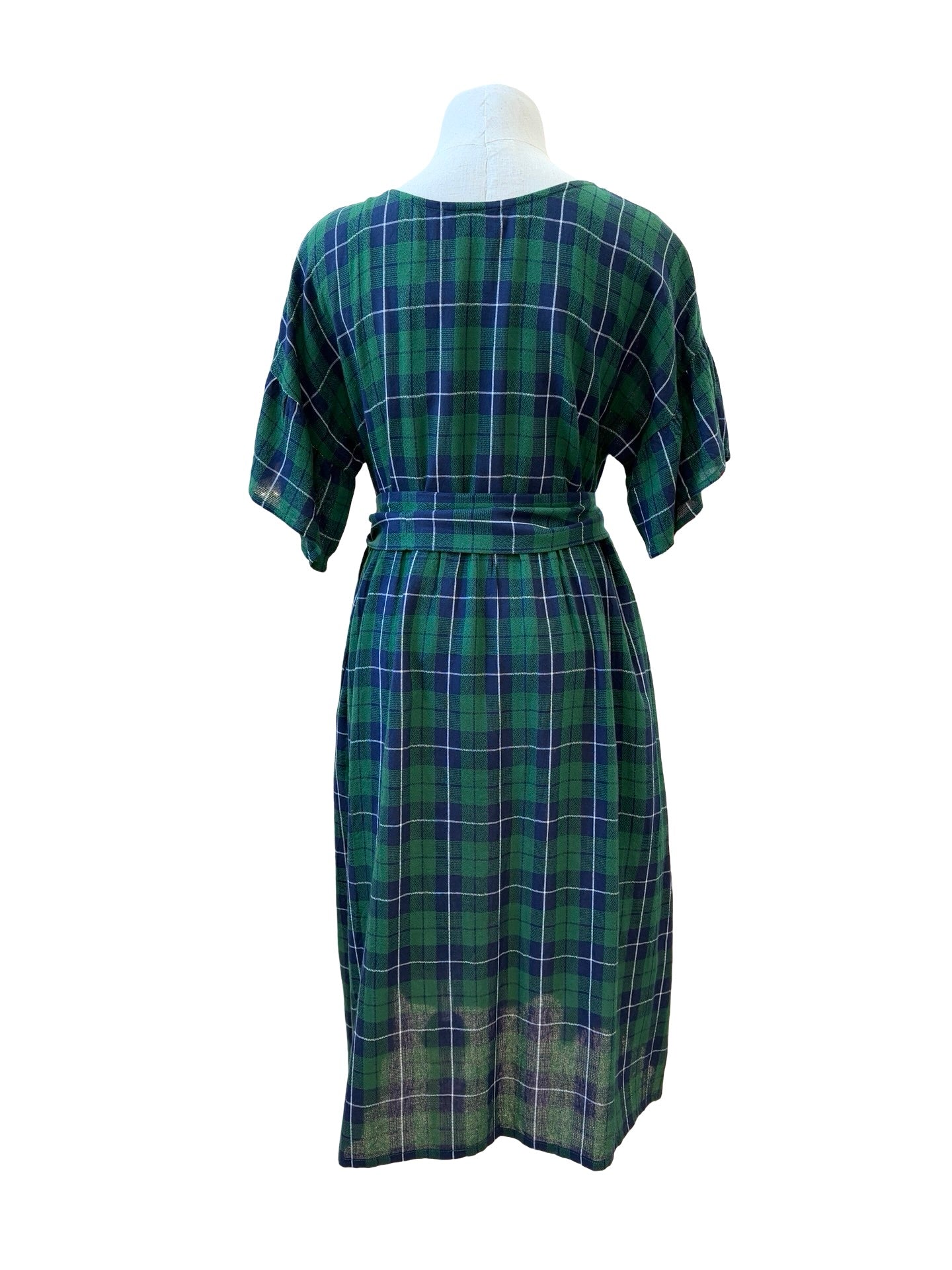 "Amelia" Dress - Scottie Plaid