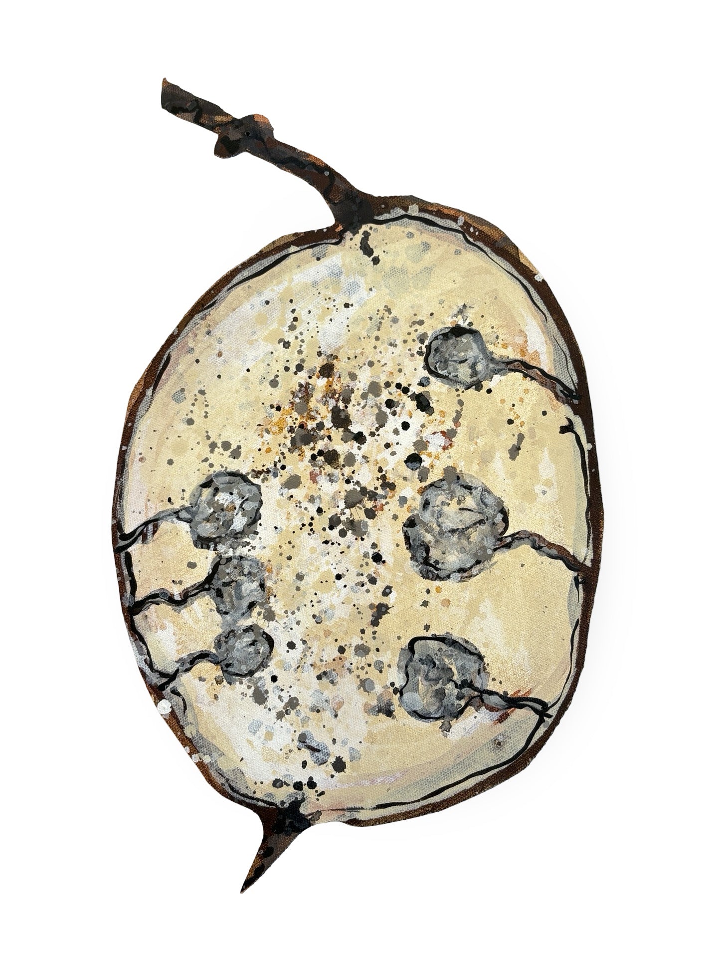 Small Honesty Seed Pod Canvas Artwork  - "Honesty" (25088)