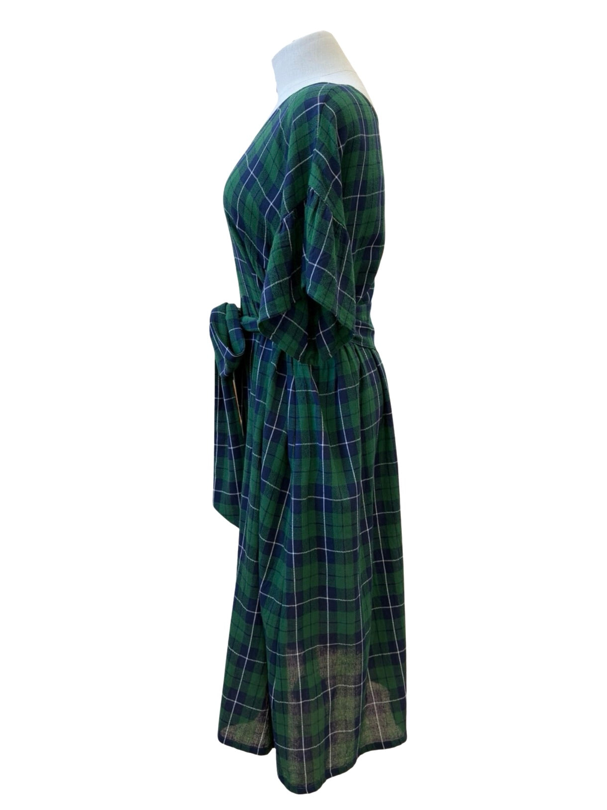 "Amelia" Dress - Scottie Plaid