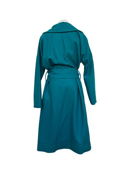 Wool Blend ‘Niki’ Coat - Aqua