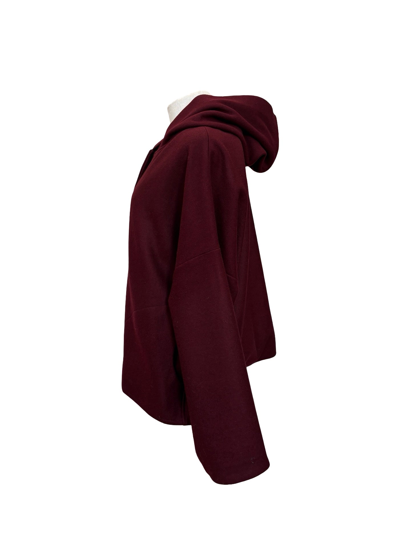 Ava Wool Blend Jacket - Berry (last of this fabric)