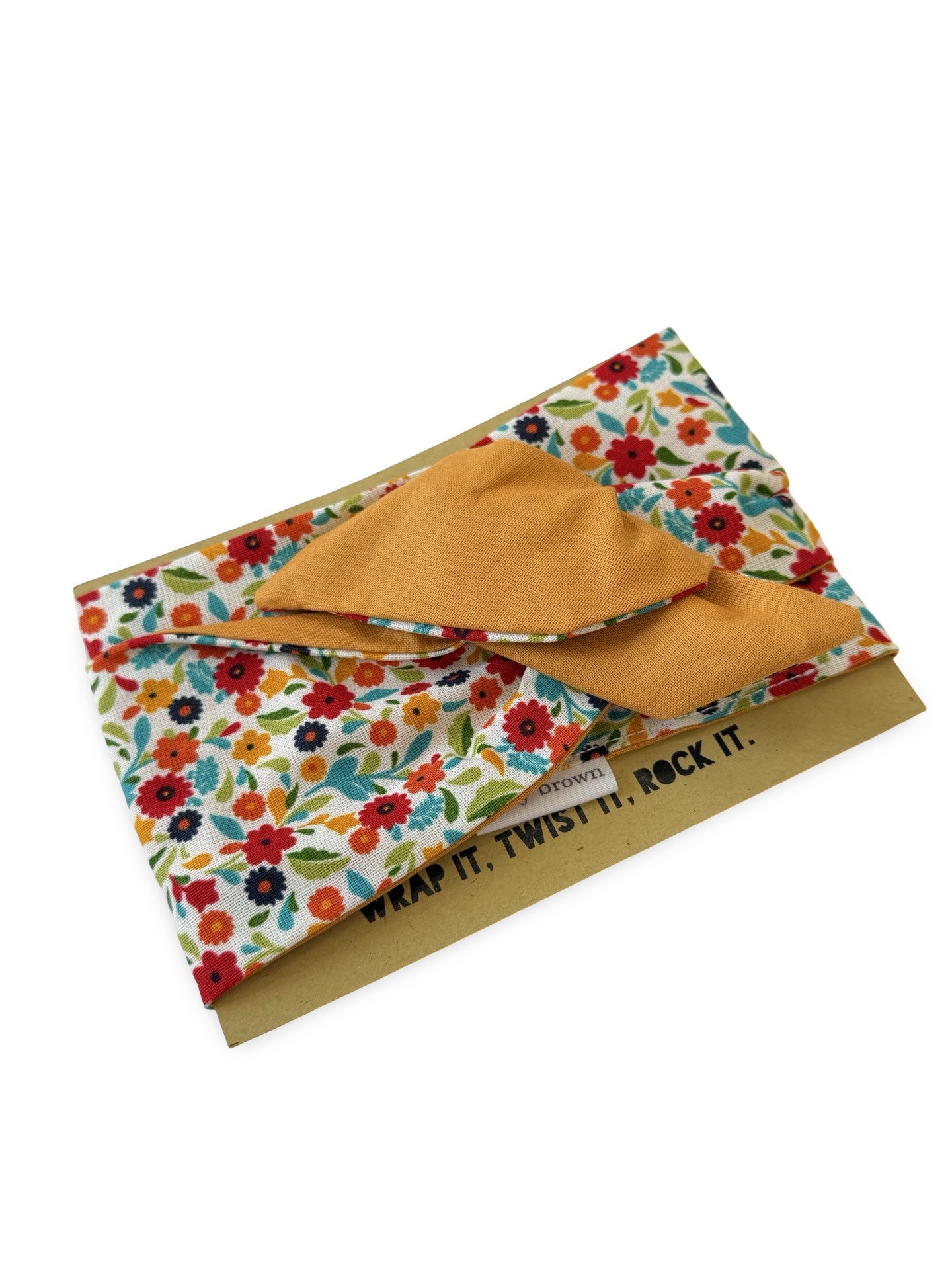 Girlband - Autumn Petite Florals / Pastel Orange