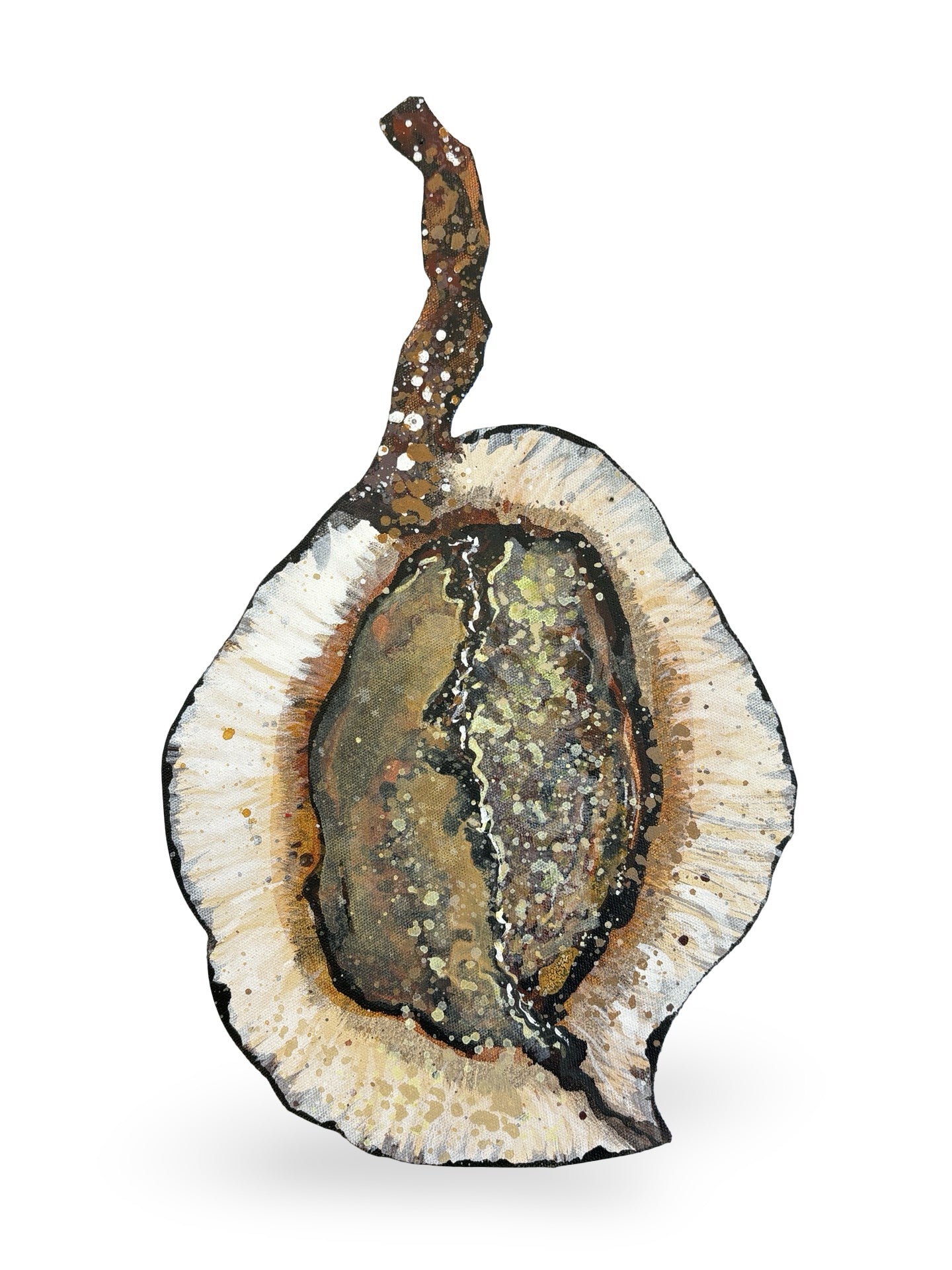 Jacaranda Seed Pod Canvas Artwork - "Nature's Beauty" (25092)