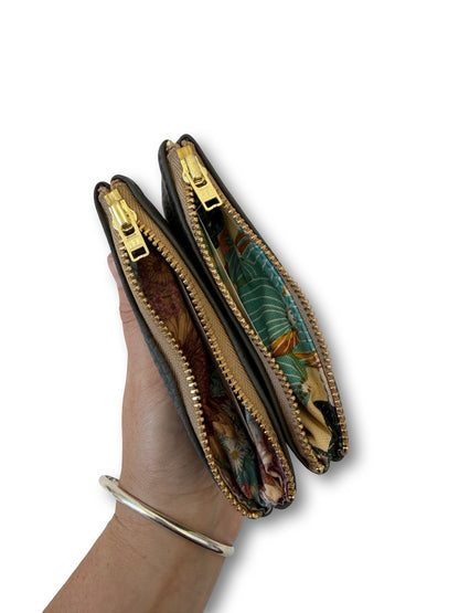 Leather Coin Purse - 12cm - Ocean