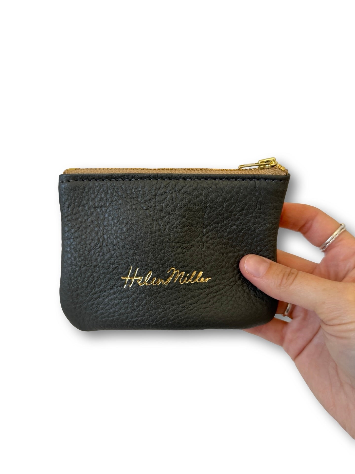 Leather Coin Purse - 12cm - Ocean