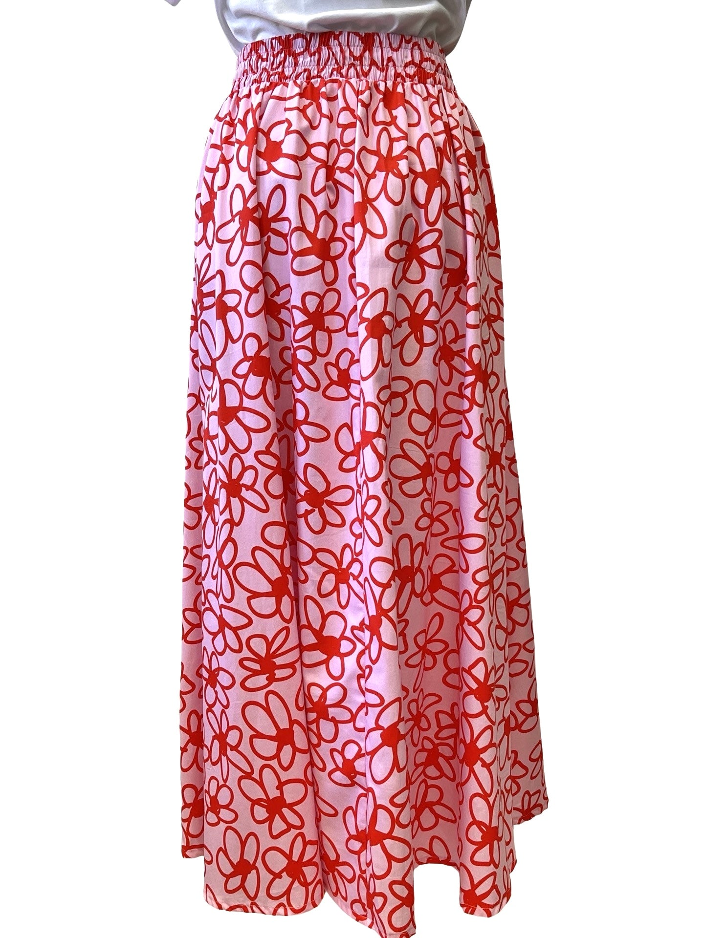 Skirt - Bloom Scarlet