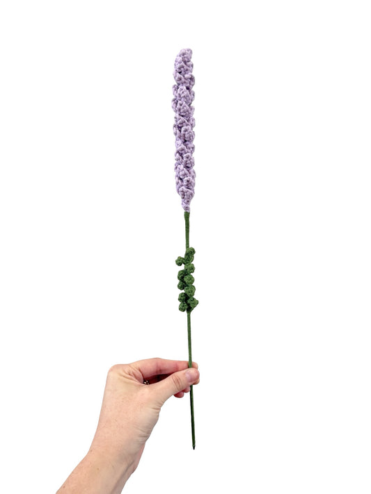 Crocheted Chunky Lavender - Light Purple